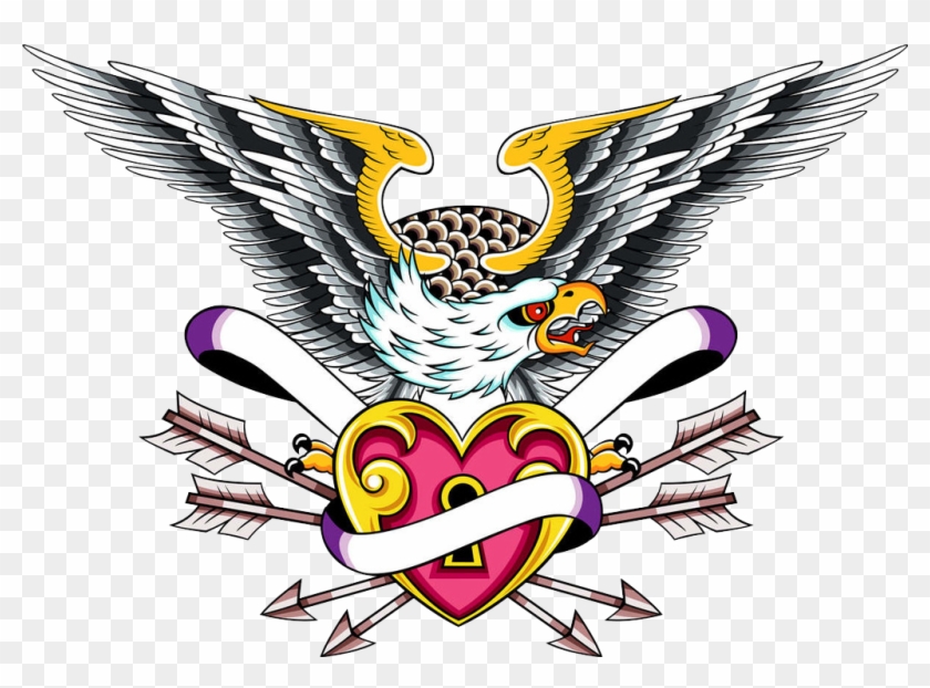 Old School Drawing Eagle - Old School Drawing Eagle #354101