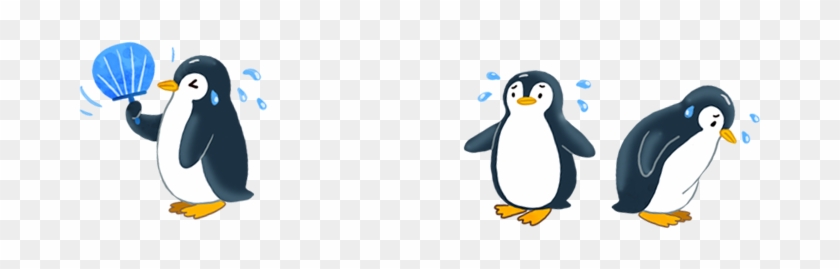 热的冒汗的企鹅 - Adã©lie Penguin #354045