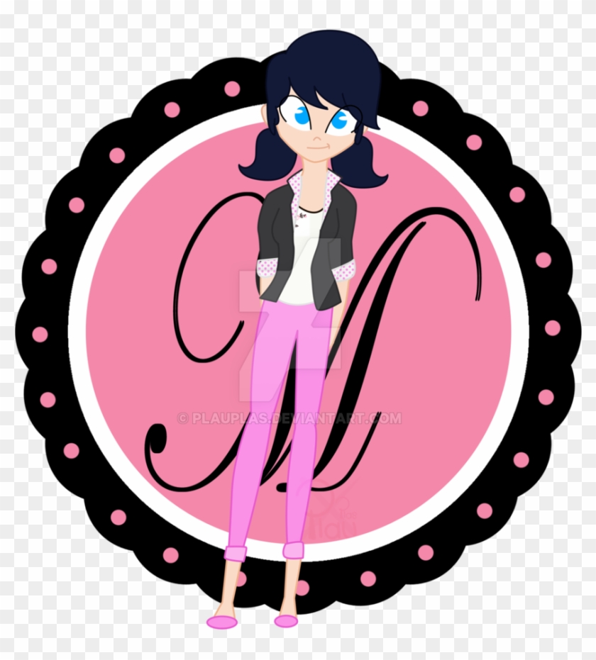 Miraculous Ladybug By Plauplas Marinette Dupaincheng - Miraculous Ladybug Logo #354115