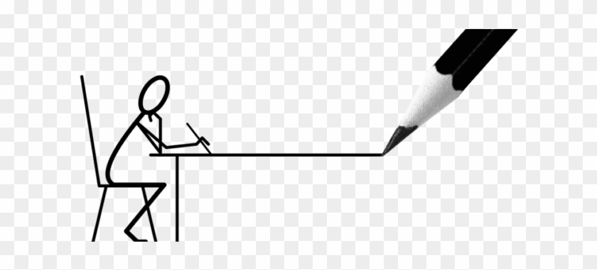 #booksnaps Snapping For Learning Be Real - Stick Figure At Desk #354490
