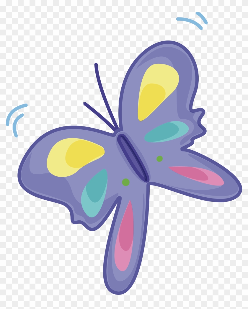 Butterfly Moth Cartoon Clip Art - Butterfly Moth Cartoon Clip Art #354839