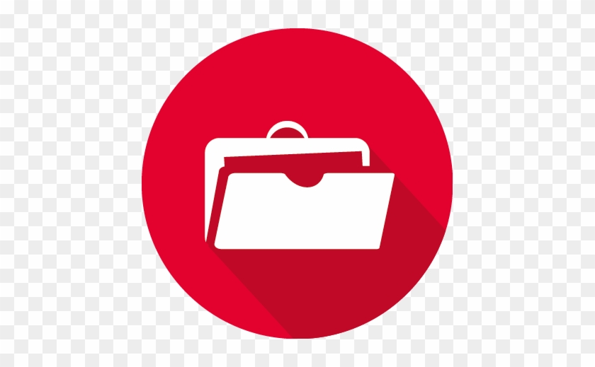 Kontakt - Gmail Icon Png Circle #354986