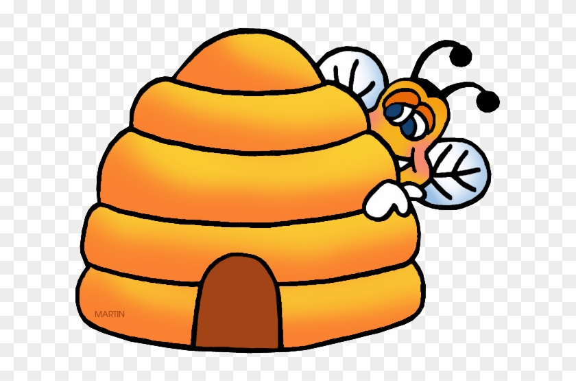 Beehive - Honey Bee Hive Clip Art #355667