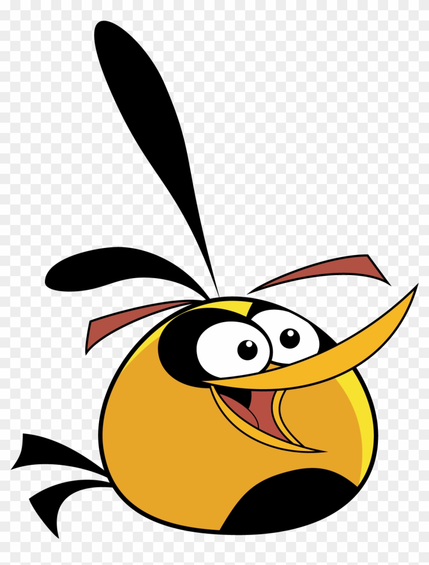 Free Printable Angry Birds Stickers, Toppers Or Labels - Angry Birds Orange Bird #355926