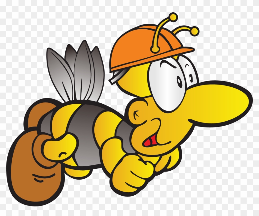 Worker Bee Euclidean Vector - Venom Honeybee Smiling Bee Vector Png #355934