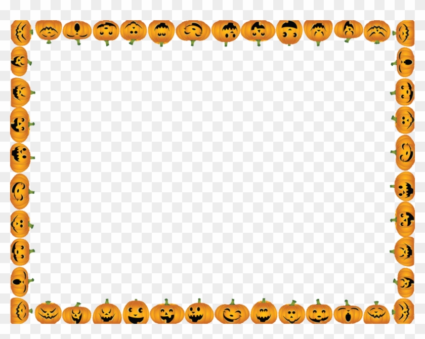 Halloween Page Border Landscapes Fun For Christmas - Halloween Border Png #355998