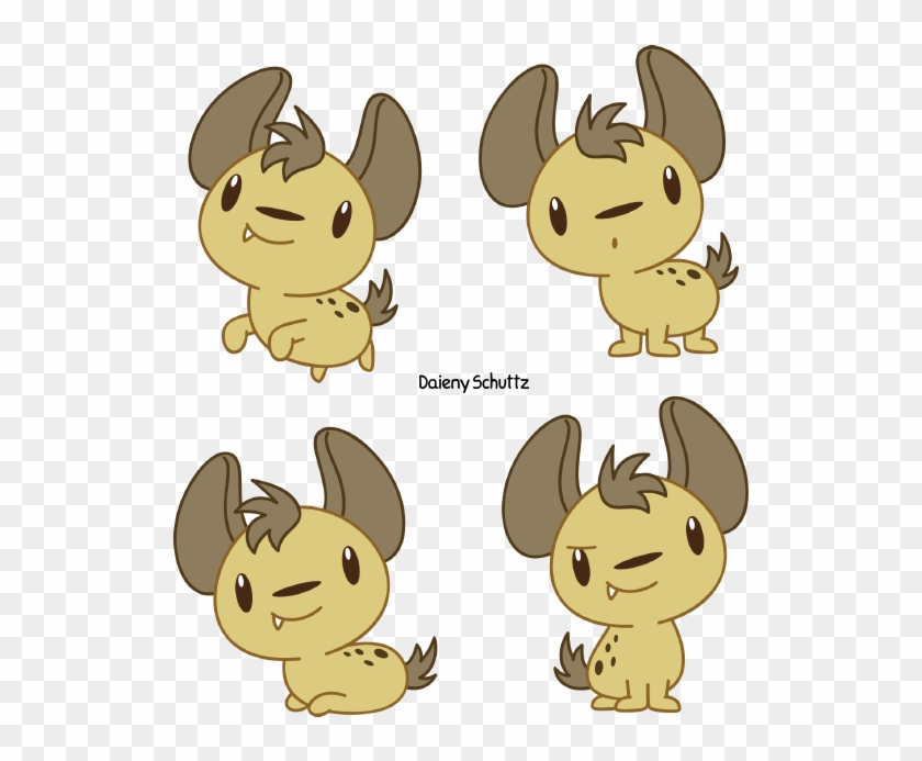 Drawn Hyena Kawaii - Drawing #356046