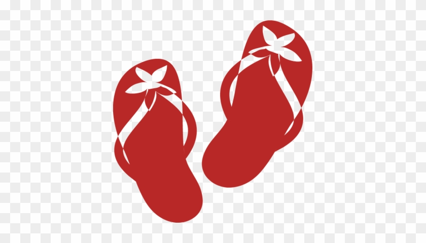 Summer Beach Sandals Clipart - Beach #357421