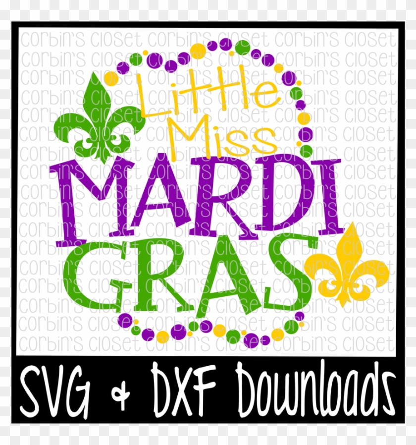 Little Miss Mardi Gras * Mardi Gras * Beads Cut File - Happy Easter With Cross #357957