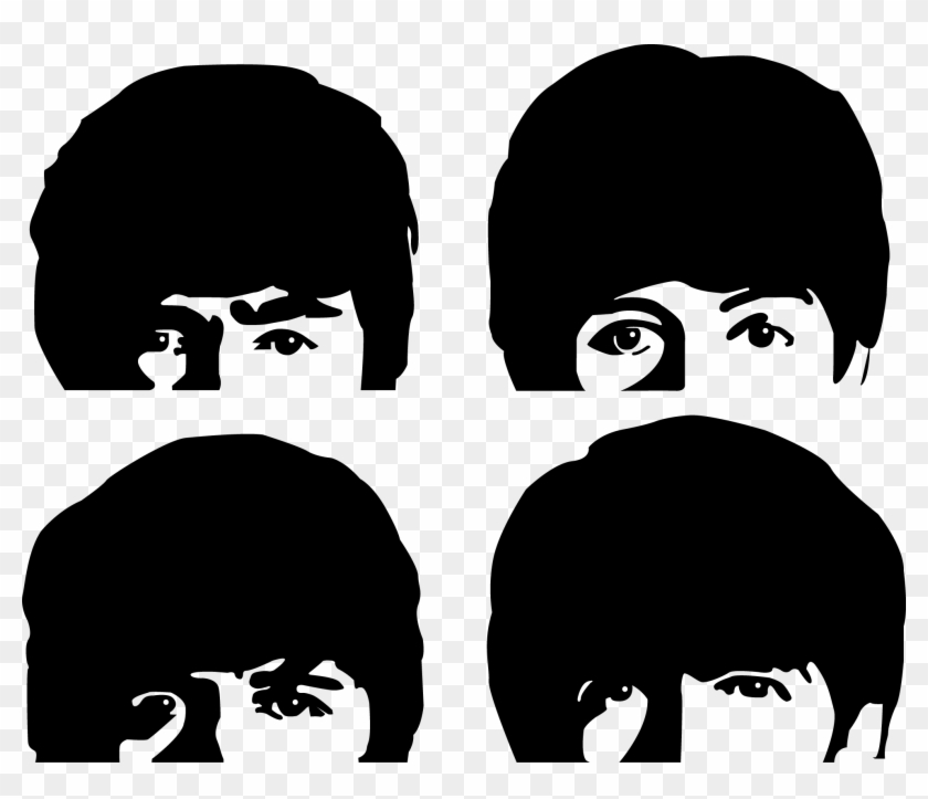 Halloween Haunted House Clip Art Black And White Download - Beatles Black And White Poster #358189