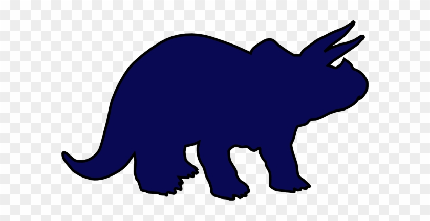 Triceratops Dinosaur Blue Clip Art - Blue Dinosaur Clip Art #358421
