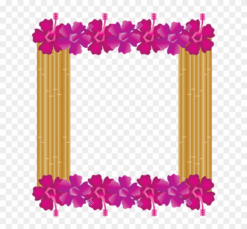 Hawaiian Car Cliparts 26, Buy Clip Art - Marco De Flores Hawaianas Png #358756