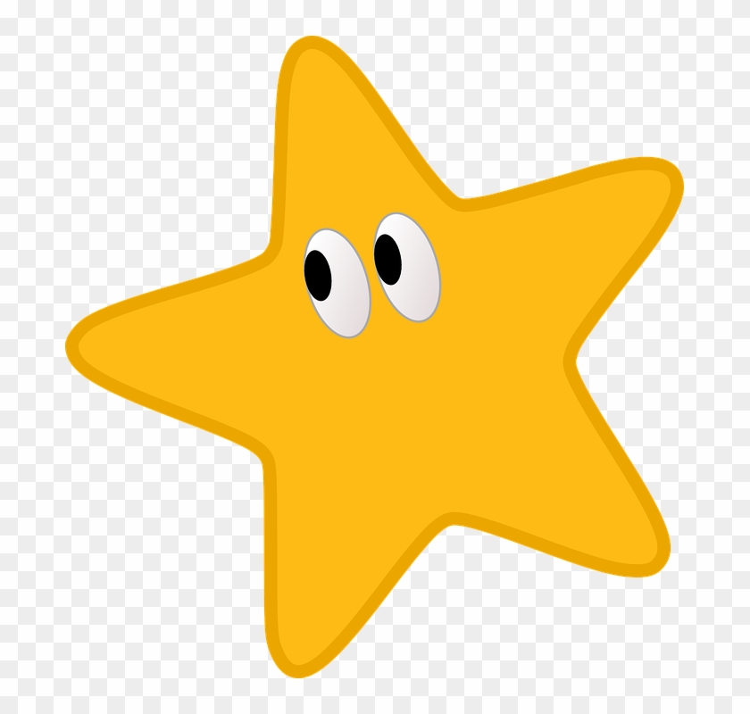 Images Of Cartoon Stars - Desenho De Estrela Amarela #358766