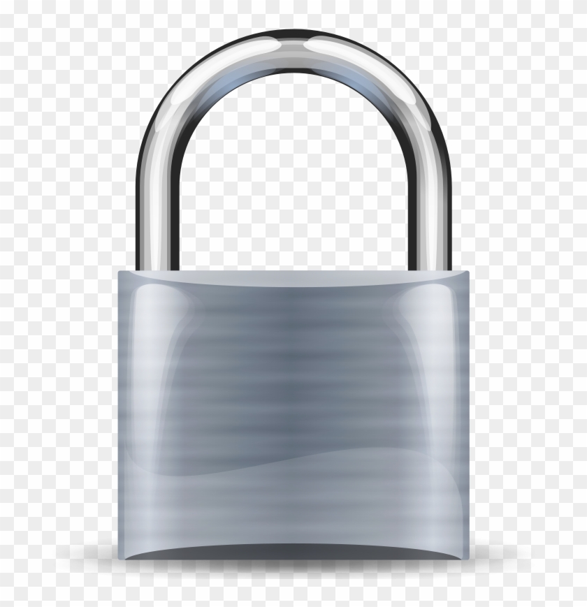 Silver - Star - Clipart - Silver Padlock #359307