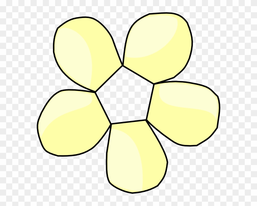 How To Set Use Pale Yellow Flower No Center Icon Png - Clip Art Soccer Ball #359515