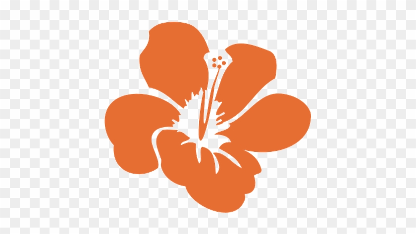 Logo - 3drose Dpp_54493_1 Orange Hibiscus Flower-hawaiian #359600