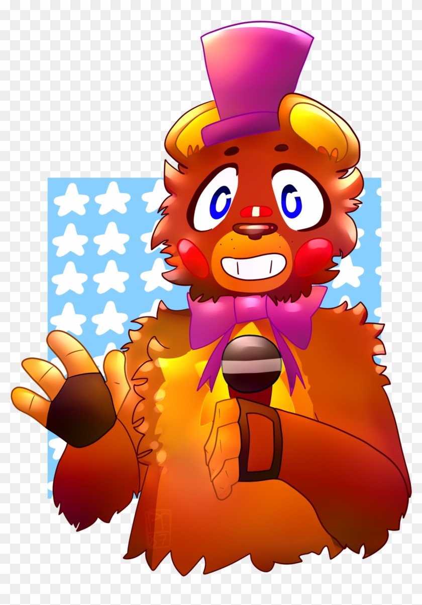 Fnaf Fnaf 6 Five Nights At Freddy's Freddy Fazbear - Fnaf Rockstar Freddy Fanart #359754