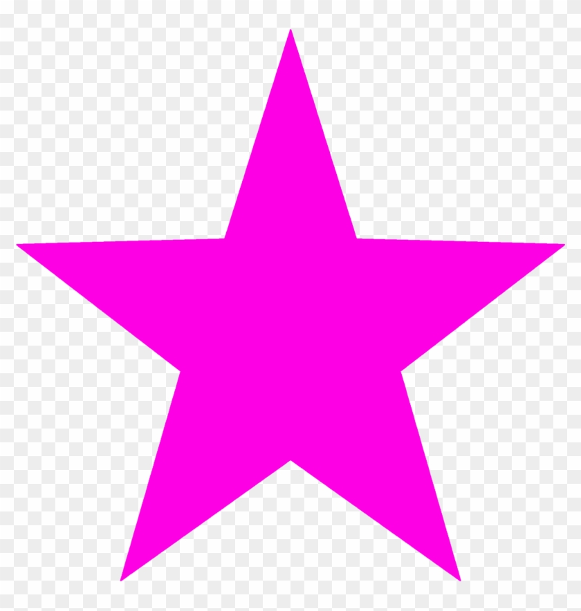 Pink Star Graphic - Pink Star Png #359774