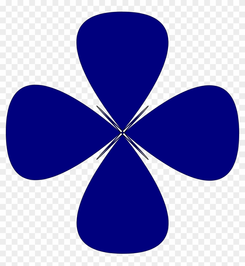 Clipart - Trebol Azul #359787