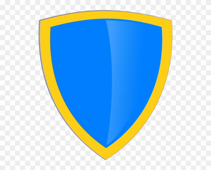 Gold Shield Clip Art - Gold And Blue Shield #359831
