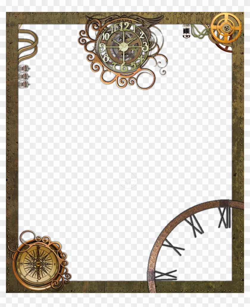 Steampunk Frame Png Transparent - Steampunk Photo Frame Png #359976