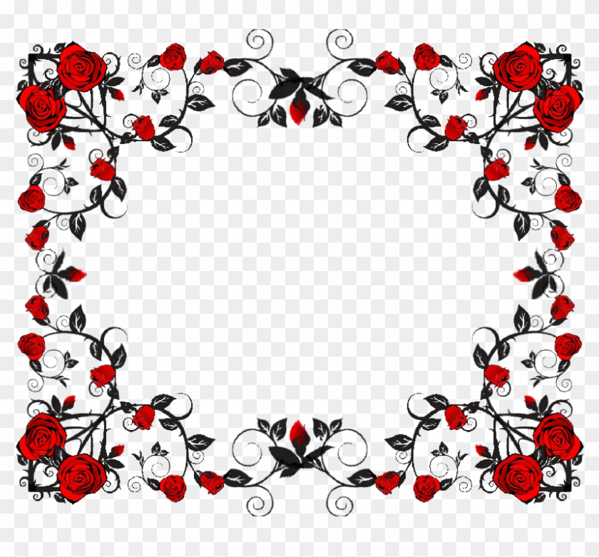 Emilieta Psp Marcos Rosas Rojas En Png - Red Rose Shower Curtain #360105