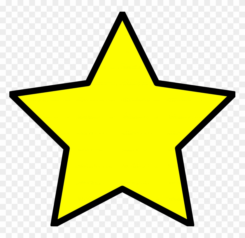 Hd Christmas Tree Star Clip Art Cdr » Clip Art Designs, - Yellow Star Clipart #360238