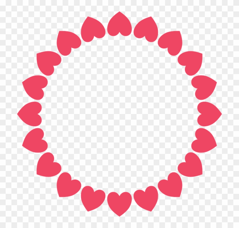 Frame Hearts Red Â - Size Of A Certificate #360471
