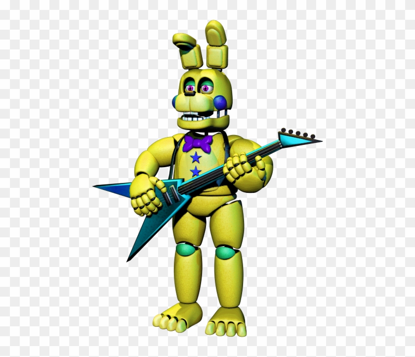 Rockstar Springbonnie By Nicoanddbzfan234555 - Rockstar Animatronics Fnaf 6 #360736
