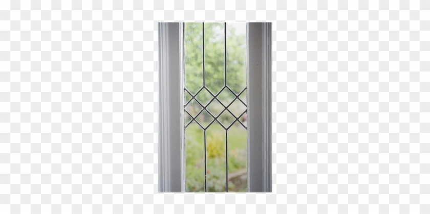 Póster Foto De Stock De Una Ventana De Vidrio Con Plomo - Window #361018