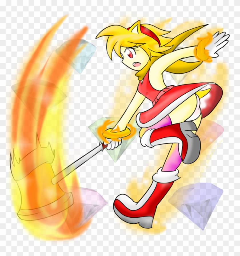 Super Star Hammer By Xero-j - Super Amy Rose #361122