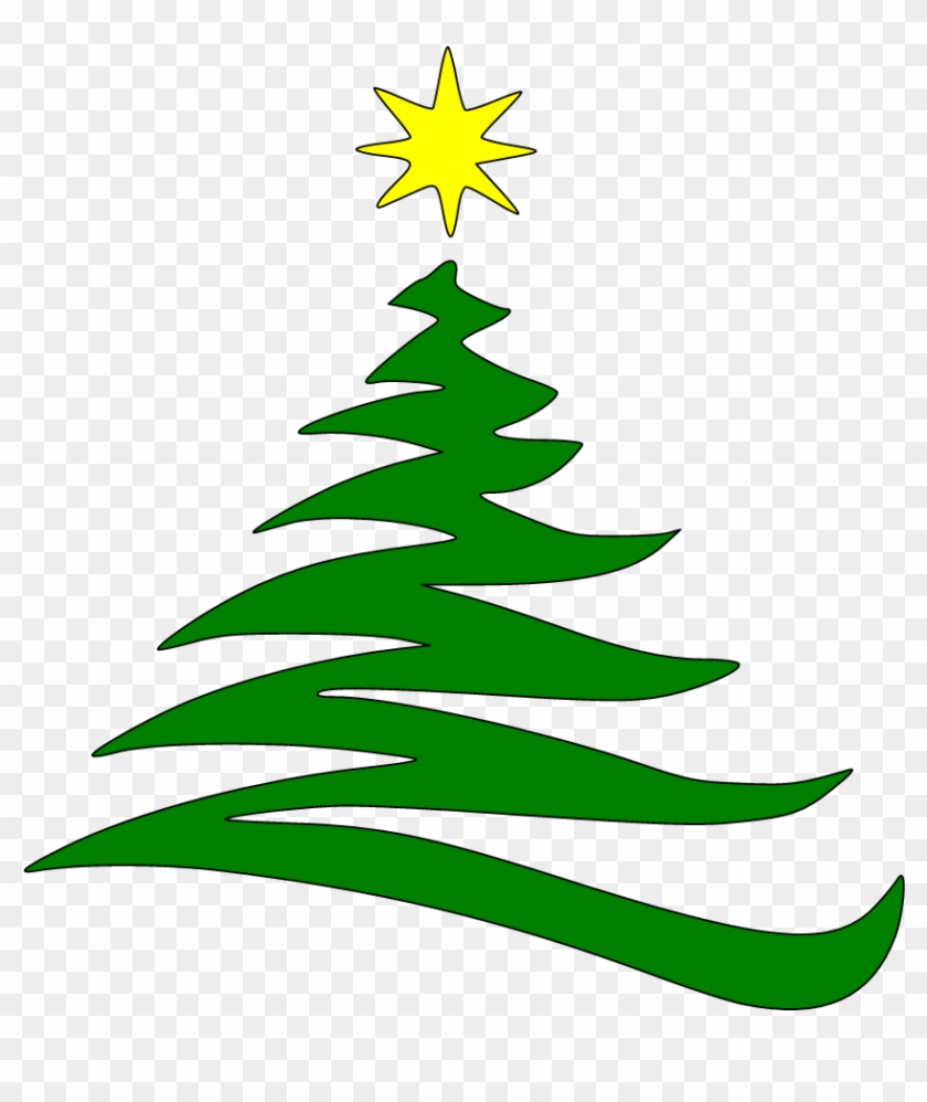 Christmas Tree Outline Clip Art - Christmas Tree Clip Art #361561