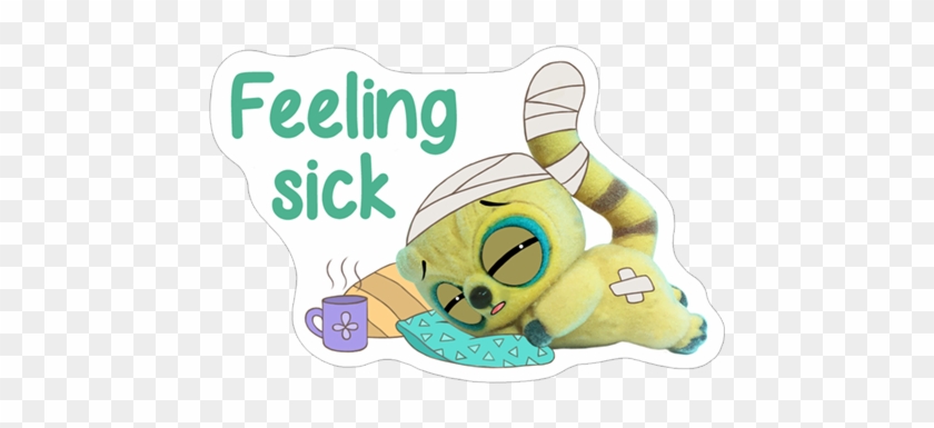 Sick Transparent Png Sticker - Cartoon #361680