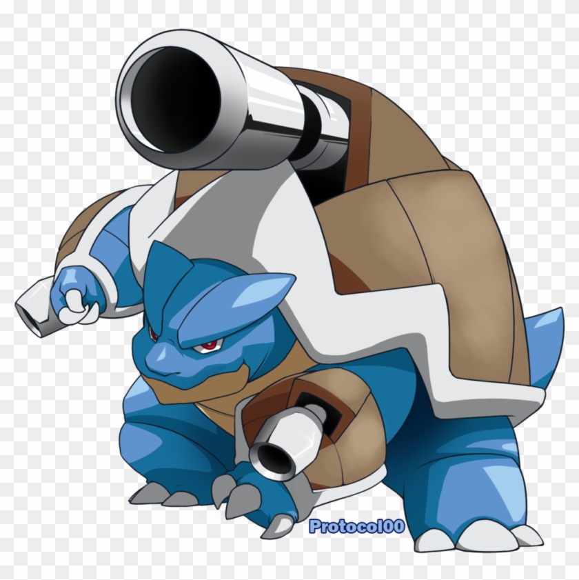 Mega Blastoise By Protocol00 - Mega Blastoise Render #361917