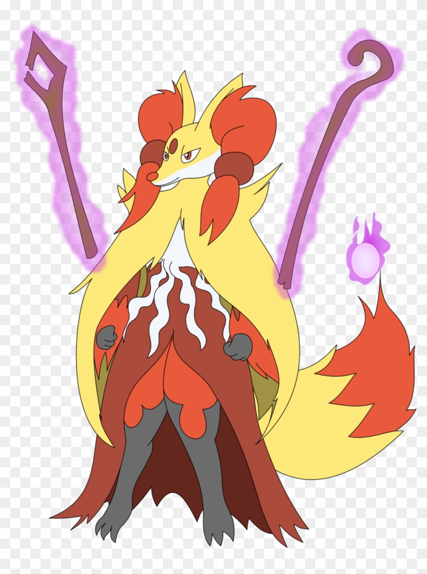 Mega Delphox By Miracle-fox - Imagenes De Mega Delphox #361962