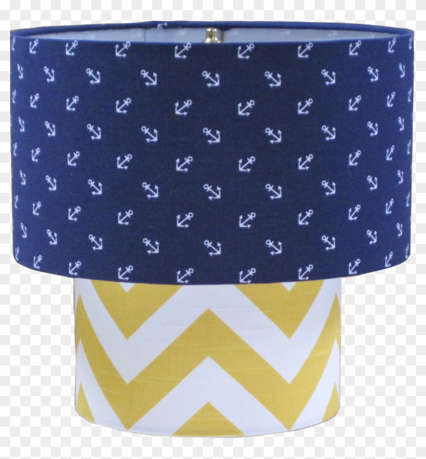Lampshapescom Nautical Lamp Shade Two Tier Scattered - Rot-und Marine-blau-seeanker-muster Babydecke #362302