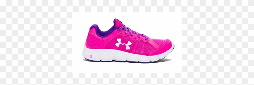 Under Armour Girls Assert 6 Pink Shoe - Under Armour Micro G Assert 6 Girls' Running Shoes #362747