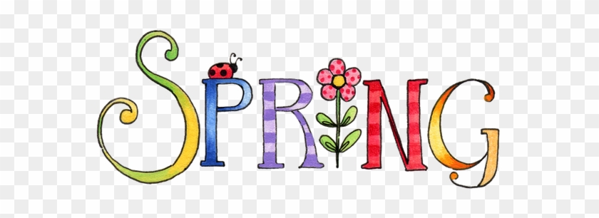 let's Talk Spring And Spring Break $1000 Cash Giveaway - Word Spring Clip Art #362890