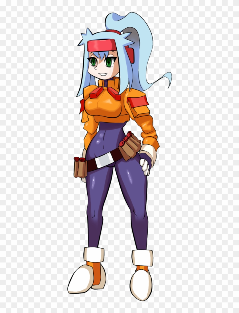 Megaman Zx Advent Ashe Ashe-skullgirls - Cartoon #363550