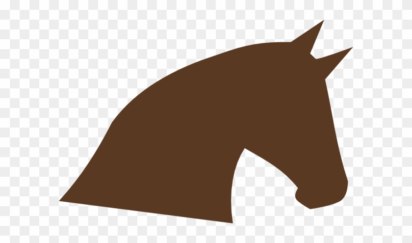 Enlarged Brown Horse Head Clip Art At Clker - Cartoon Horse Head #364516