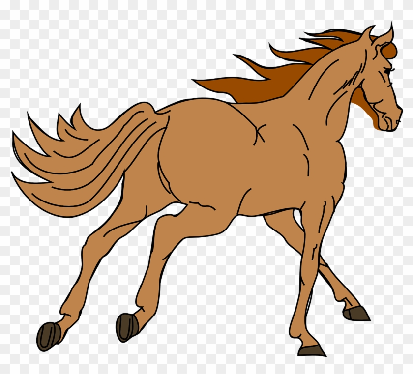 Tan Horse Clip Art At Clker - Horse Clip Art Free #364883