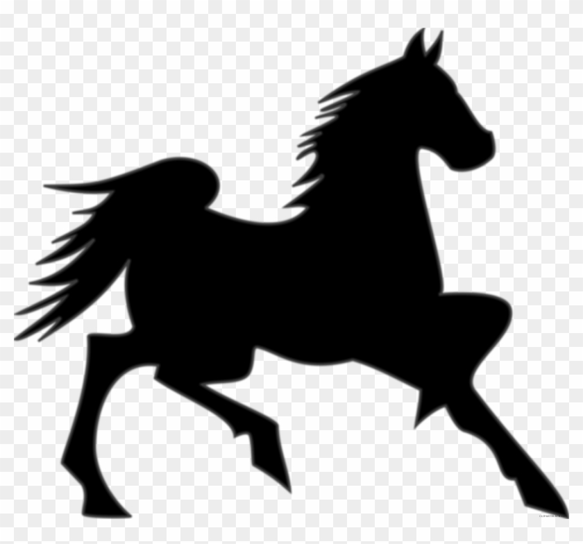 Horse Animal Free Black White Clipart Images Clipartblack - Horse Clip Art #365116