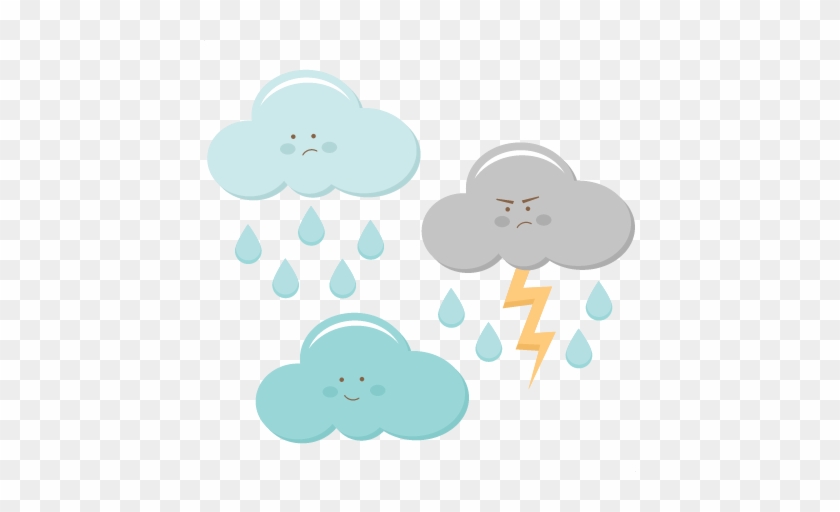 Spring Cloud Set Svg Cutting Files Scrapbooking Svg - Miss Kate Cloud Png #365677