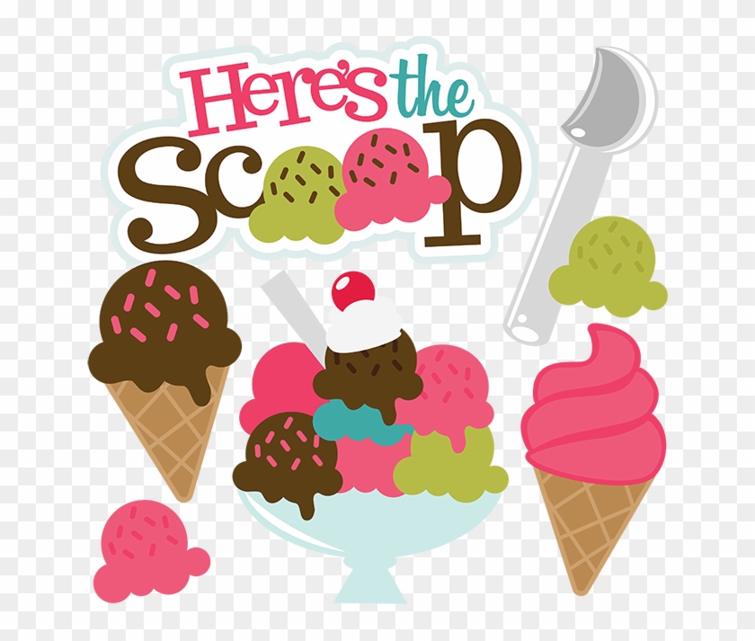 Here's The Scoop Svg Scrapbook Collection Ice Cream - Here's The Scoop Svg Scrapbook Collection Ice Cream #365762