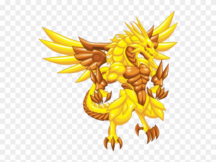 Gallery For > Gold Dragon Clipart - Illustration #366882