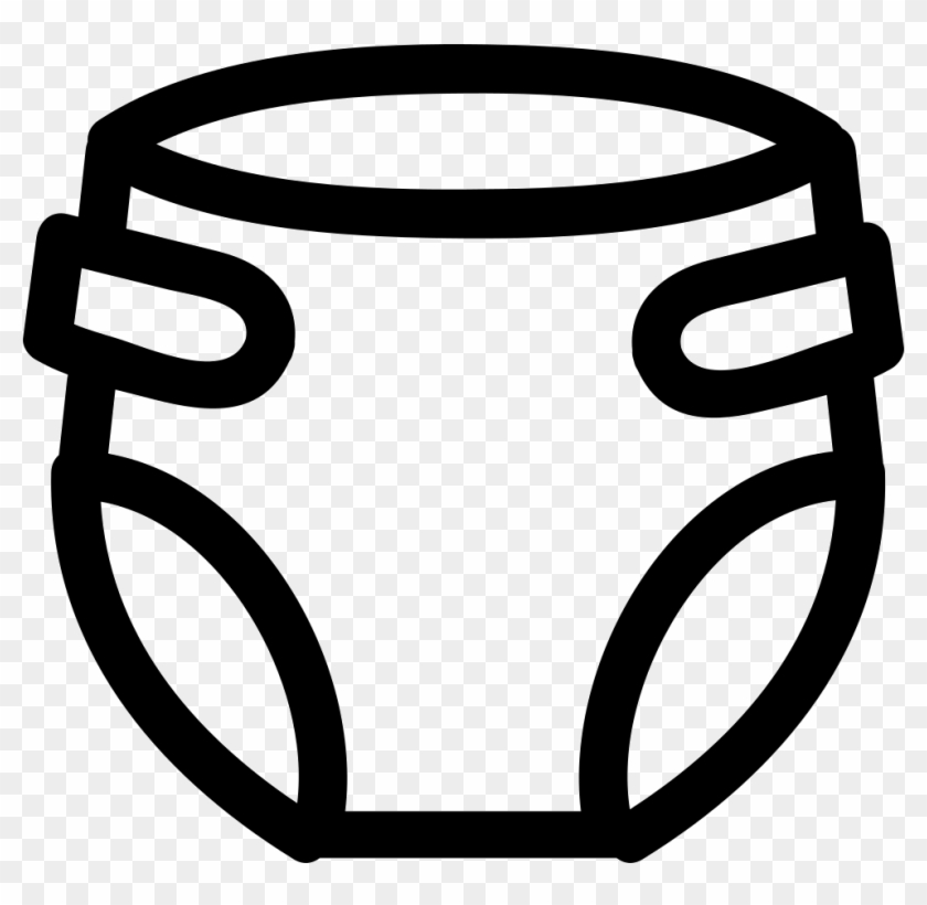Diapers Comments - Diaper Black And White Clipart #367273