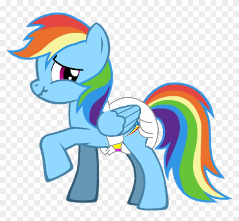 Rainbow Dash In Diapers By Lunafan88 - Rainbow Dash In Diapers #367352