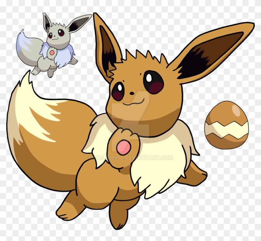 Eevee Is Evolving By Kitsuneneko Clipart - Running Eevee #367708