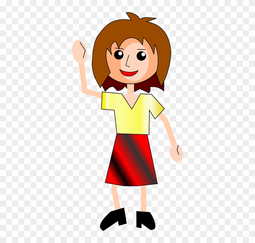 Hawk Girl Cliparts 11, - طفل يلقي التحية كرتون #368474