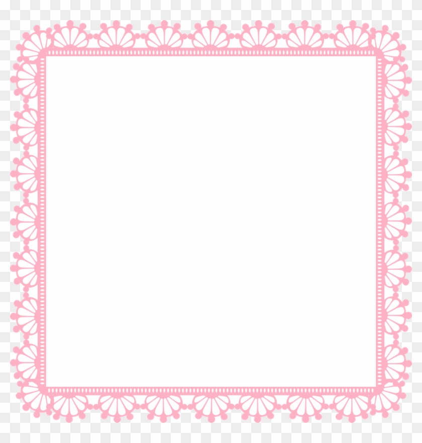 Say Hello Printable Borderprintable Framesscrapbook - Free Pink Borders For Word #368642